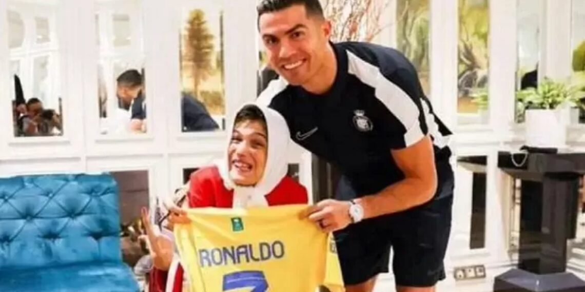 Cristiano Ronaldo - Fatemeh Hamami - Foto - Reprodução