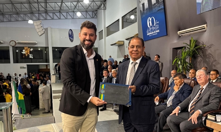 Assembleia de Deus em Ji-Paraná recebe homenagem da Alero pelos 60 anos de atuação