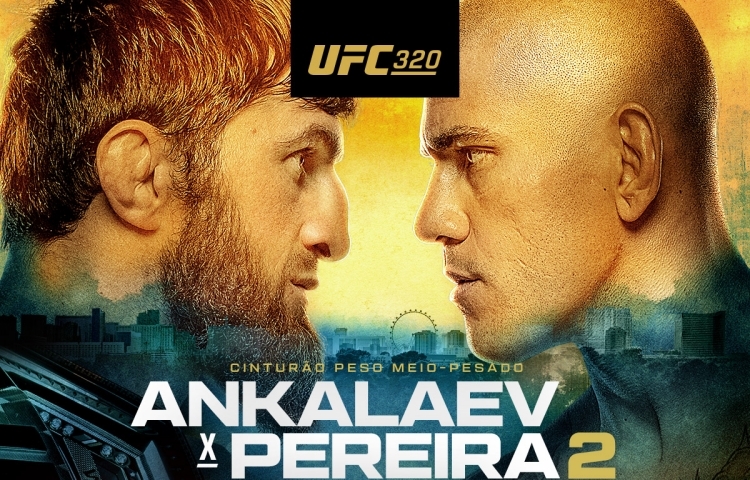 UFC 320: Onde assistir Magomed Ankalaev x Alex Poatan ao vivo neste sábado (04/10)