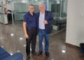 Francimar Simão e Presidente do CRCRO, Jair Genor Bevilaqua - Foto: Assessoria de Comunicação