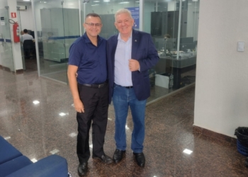 Francimar Simão e Presidente do CRCRO, Jair Genor Bevilaqua - Foto: Assessoria de Comunicação