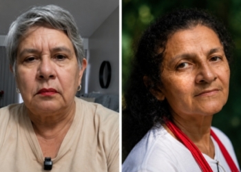 Rosângela Cipriano e Neidinha Suruí - Foto: Assessoria de Comunicação